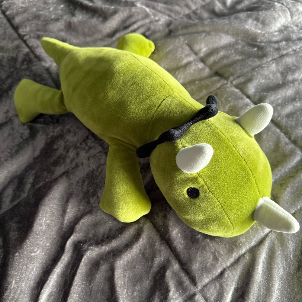 Green Triceratops Dinosaur Plush Toy